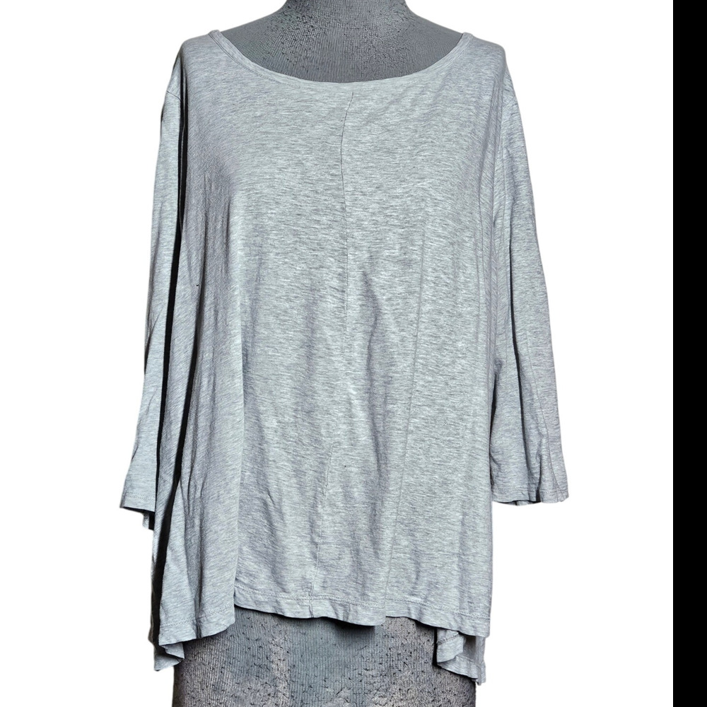 Gray Oversized Cotton Tee Size XL